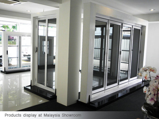 Malaysia Showroom Security Doors And Security Windows Majestec Premium Security Screen And Hardware